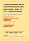 ADVANCED DYSRHYTHMIA PRACTICE EXAM RELIAS ADVANCED DYSRHYTHMIA EXAM A  2025&sol;2026 COMPLETE 200 QUESTIONS WITH  STEP-BY-STEP VERIFIED ANSWERS AND  CLINICAL ASSESSMENT EXPLANATIONS