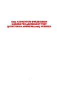 C213 ACCOUNTING FOR DECISION  MAKERS PRE- ASSESSMENT TEST  QUESTIONS & ANSWERS &lpar;2026&rpar; VERIFIED 