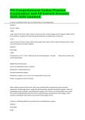PN Comprehensive Online Practice Examination and All Correct Answers 2025-2026 Updated&period;