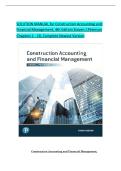Solution Manual for Construction Accounting and Financial Management&comma; 4th Edition by Steven J&period; Peterson &vert; ISBN&colon; 9780135232873 &vert; Chapters 1-18 &vert; Downloadable PDF