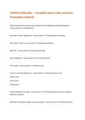 CWCM Certification &ndash; Complete Study Guide and Exam Preparation Material