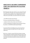 NEURO-SHOCK AND BURNS COMPREHENSIVE SCRIPT 2026 QUESTIONS WITH SOLUTIONS GRADED A&plus;