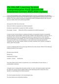 PN ONLINE Learning System Comprehensive Final Quizzes All Answered Correct 2025-2026 Update&period;