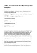 ACVPM &ndash; Comprehensive Guide for Preventive Medicine Certification