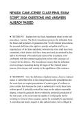 NEVADA CAM LICENSE CLASS FINAL EXAM SCRIPT 2026 QUESTIONS AND ANSWERS ALREADY PASSED