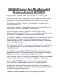 ESB Certification Test Questions And Accurate Answers 2026&sol;2027