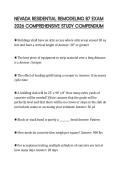 NEVADA RESIDENTIAL REMODELING B7 EXAM 2026 COMPREHENSIVE STUDY COMPENDIUM