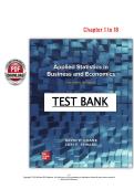 Test Bank for Applied Statistics in Business and Economics&comma; 7th Edition &lpar;2016&rpar; &ndash; PDF &vert; David P&period; Doane & Lori E&period; Seward