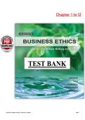 Test Bank for Business Ethics&colon; Ethical Decision Making and Cases &lpar;Asia Edition&rpar;&comma; 1st Edition &lpar;2019&rpar; &ndash; PDF &vert; David L&period; Bishop&comma; Jacqueline Lee&comma; O&period;C&period; Ferrell & Linda Ferrell