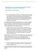 WGU D546 AFN1 TASK 1&colon; CHALLENGES AND SOLUTIONS IN HOSPITAL MERGER ANALYSIS &vert; 2026 UPDATE &vert; 100&percnt; CORRECT