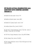 RTF BLOCK ACTUAL EXAMINATION 2026 QUESTIONS WITH VERIFIED ANSWERS GRADED A&plus;