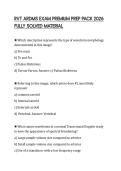 RVT ARDMS EXAM PREMIUM PREP PACK 2026 FULLY SOLVED MATERIAL