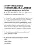 SAEM M4 CURRICULUM 2 2026 COMPREHENSIVE EXAM PACK VERIFIED 362 QUESTIONS AND ANSWERS GRADED A&plus;