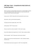 ABC Stage 1 Exam &ndash; Comprehensive Study Guide and Practice Questions