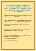 SERE 100&period;2 CIVILIAN PRETEST AND TEST ACTUAL EXAM PREP 2026 ALL QUESTIONS AND CORRECT DETAILED ANSWERS ALREADY A GRADED WITH EXPERT FEEDBACK &vert;NEW AND REVISED