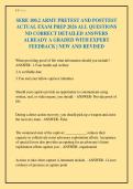 SERE 100&period;2 ARMY PRETEST AND POSTTEST ACTUAL EXAM PREP 2026 ALL QUESTIONS ND CORRECT DETAILED ANSWERS ALREADY A GRADED WITH EXPERT FEEDBACK &vert; NEW AND REVISED