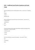 ICEV &ndash; Certificate Exam Practice Questions and Study Guide