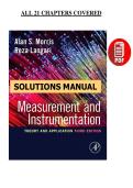 Measurement and Instrumentation&colon; Theory and Application 3rd &lpar;2020&rpar; - Morris & Langari - Solutions Manual PDF