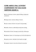 SCRIBE AMERICA FINAL OUTPATIENT COMPREHENSIVE TEST 2026 SOLVED QUESTIONS GRADED A&plus;