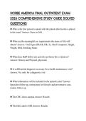 SCRIBE AMERICA FINAL OUTPATIENT EXAM 2026 COMPREHENSIVE STUDY GUIDE SOLVED QUESTIONS