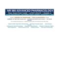 NR 566 ADVANCED PHARMACOLOGY FINAL EXAM STUDY GUIDE &vert; LATEST UPDATE &vert; GRADED A&plus; ACTUAL EXAM QUESTIONS &vert; 100&percnt; VERIFIED CORRECT ANSWERS &vert; GUARANTEED A&plus; &vert; 2026