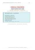MEDICAL PARAMEDIC FISDAP MASTER STUDY GUIDE 2026 EDITION