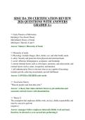 SDSU BA 350 CERTIFICATION REVIEW 2026 QUESTIONS WITH ANSWERS GRADED A&plus;