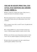 SDSU MIS 180 MEADER SPRING FINAL 2026 ACTUAL EXAM QUESTIONS AND ANSWERS SOLVED VERIFIED A&plus;