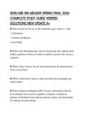 SDSU MIS 180 MEADER SPRING FINAL 2026 COMPLETE STUDY GUIDE VERIFIED SOLUTIONS NEW UPDATE A&plus;