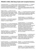 PRAXIS II&colon; ESOL 5362 Study Guide with Complete Solutions