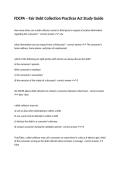 FDCPA &ndash; Fair Debt Collection Practices Act Study Guide