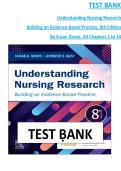 Understanding Nursing Research &lpar;8th Edition&rpar; &mdash; Comprehensive Test Bank for All Chapters 1&ndash;14 &mdash; Nursing Research & Evidence-Based Practice