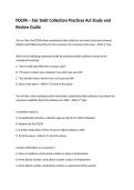 FDCPA &ndash; Fair Debt Collection Practices Act Study and Review Guide