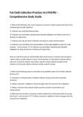Fair Debt Collection Practices Act &lpar;FDCPA&rpar; &ndash; Comprehensive Study Guide