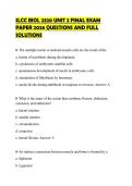 SLCC BIOL 2320 UNIT 2 FINAL EXAM PAPER 2026 QUESTIONS AND FULL SOLUTIONS