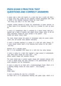 PEDS EXAM 2 PRACTICE TEST QUESTIONS AND CORRECT ANSWERS