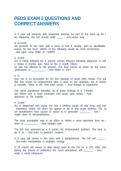 PEDS EXAM 2 QUESTIONS AND CORRECT ANSWERS