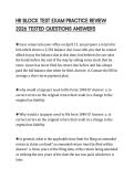 HR BLOCK TEST EXAM PRACTICE REVIEW 2026 TESTED QUESTIONS ANSWERS