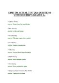 HRMT 386 ACTUAL TEST 2026 QUESTIONS WITH SOLUTIONS GRADED A&plus;