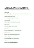 HRMT 386 FINAL EXAM PAPER 2026 QUESTIONS WITH ANSWERS GRADED A&plus;