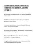 SOCRA CERTIFICATION CCRP 2026 FULL QUESTIONS AND CORRECT ANSWERS GRADED A&plus;
