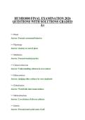HUMB1000 FINAL EXAMINATION 2026 QUESTIONS WITH SOLUTIONS GRADED A&plus;