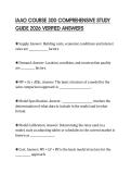 IAAO COURSE 300 COMPREHENSIVE STUDY GUIDE 2026 VERIFIED ANSWERS