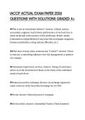 IACCP ACTUAL EXAM PAPER 2026 QUESTIONS WITH SOLUTIONS GRADED A&plus;