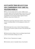 IACCP MASTER TERMS NRS IACCP EXAM 2026 COMPREHENSIVE STUDY GUIDE FULL SOLUTIONS PASSED A&plus;