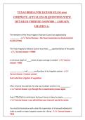 TEXAS IRRIGATOR LICENSE EXAM 2026 COMPLETE ACTUAL EXAM QUESTIONS WITH DETAILED VERIFIED ANSWERS &vert; ALREADY GRADED A&plus;