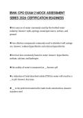 IBWA CPO EXAM 2 MOCK ASSESSMENT SERIES 2026 CERTIFICATION READINESS