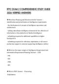 IFPC EXAM 2 COMPREHENSIVE STUDY GUIDE 2026 VERIFIED ANSWERS