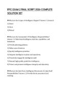 IFPC EXAM 2 FINAL SCRIPT 2026 COMPLETE SOLUTION SET