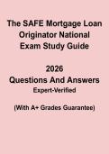 The SAFE Mortgage Loan Originator National Exam Study Guide PDF &vert; NMLS MLO Licensing Test Prep